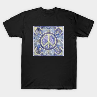 Peace sign anti war activist No War protest Israel Palestine Islamic Judaica T-Shirt